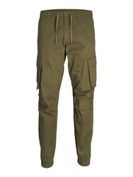Jack & Jones Cargohose JPSTKANE JJNOAH CUFFED CARGO NOOS Khaki/Beige