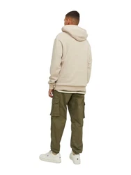 Jack & Jones Cargohose JPSTKANE JJNOAH CUFFED CARGO NOOS Khaki/Beige