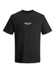 Jack & Jones T-Shirt JORVESTERBRO Schwarz/Dunkelgrau