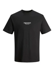 Jack & Jones T-Shirt JORVESTERBRO Schwarz/Dunkelgrau