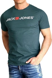 Jack & Jones T-Shirt Stilvolles Shirt mit Printdruck (3er-Pack) Dunkelgrün/Grün/Türkis