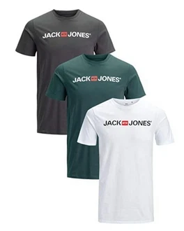Jack & Jones T-Shirt Stilvolles Shirt mit Printdruck (3er-Pack) Dunkelgrün/Grün/Dunkelrot Jack & Jones T-Shirt Stilvolles Shirt mit Printdruck (3er-Pack) Dunkelgrün/Grün/Dunkelrot