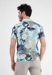 LERROS Poloshirt Hawaii Blau