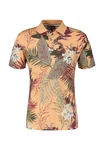LERROS Poloshirt Hawaii Gelb/Beige/Braun/Mischfarben