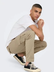 ONLY & SONS Cargohose ONSDean (1-tlg) Khaki/Beige