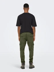 ONLY & SONS Cargohose ONSDean (1-tlg) Dunkelgrün/Grün/Khaki