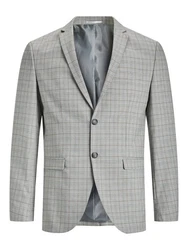 JACK & JONES Sakko 'Solaris' Grau/Hellgrau