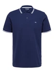 SELECTED HOMME T-Shirt SLHDante Dunkelblau/Blau