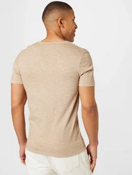 Jack & Jones T-Shirt JJESplit Khaki/Beige/Braun