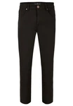 HECHTER PARIS Stoffhose Khaki/Dunkelbraun/Schwarz