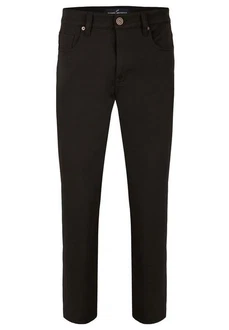 HECHTER PARIS Stoffhose Khaki/Dunkelbraun/Schwarz HECHTER PARIS Stoffhose Khaki/Dunkelbraun/Schwarz