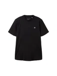 TOM TAILOR Denim T-Shirt schwarz/weiß TOM TAILOR Denim T-Shirt schwarz/weiß