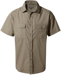 Craghoppers Kurzarmhemd Kiwi Short Sleeved Shirt Herren Khaki/Braun