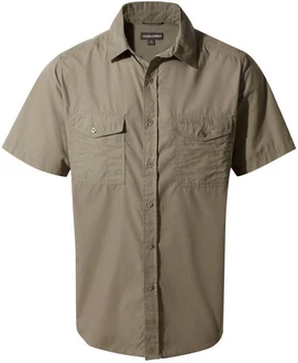 Craghoppers Kurzarmhemd Kiwi Short Sleeved Shirt Herren Khaki/Braun