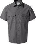 Craghoppers Kurzarmhemd Kiwi Short Sleeved Shirt Herren Dunkelgrau/Hellgrau/Grau