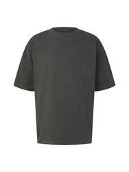 TOM TAILOR T-Shirt OVERSIZED GARMENTDYE (1-tlg) 5574 Schwarz (5574)