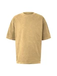 TOM TAILOR T-Shirt OVERSIZED GARMENTDYE (1-tlg) 5574 Braun (5574)
