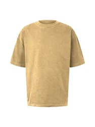 TOM TAILOR T-Shirt OVERSIZED GARMENTDYE (1-tlg) 5574 Braun (5574)