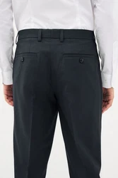 Next Formelle Stretchhose Slim Fit Dunkelblau/Blau