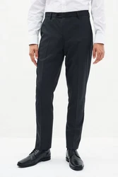 Next Formelle Stretchhose Slim Fit Dunkelblau/Blau