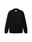 TOM TAILOR Denim Sweat Bomber Jacke schwarz/wei