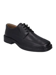 Josef Seibel Schnürschuh Brian Schwarz/Hellblau/Braun
