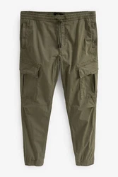 Next Utility-Cargohose Regular Tapered Dunkelgrün/Khaki