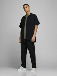 Jack & Jones T-Shirt Weiteres Detail Khaki/Dunkelgrün