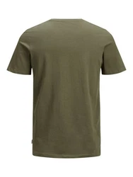 Jack & Jones T-Shirt Weiteres Detail Khaki/Dunkelgrün