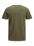 Jack & Jones T-Shirt Weiteres Detail Khaki/Dunkelgrün