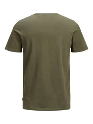 Jack & Jones T-Shirt Weiteres Detail Khaki/Dunkelgrün