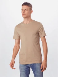 Jack & Jones T-Shirt JJEORGANIC BASIC TEE SS O-NECK Khaki/Braun/Beige