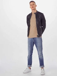 Jack & Jones T-Shirt JJEORGANIC BASIC TEE SS O-NECK Khaki/Braun/Beige