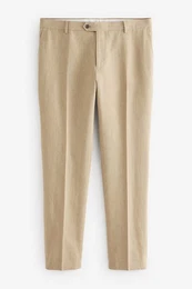 Anzughose Tailord Fit Anzug aus Leinengemisch: Hose (1-tlg)
