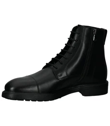 Stiefelette Glattleder Schnrstiefelette