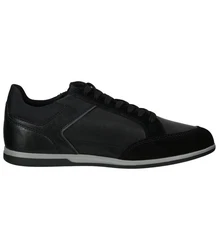 Geox Schnürschuh Renan B Sneaker Schwarz/Braun/Rot
