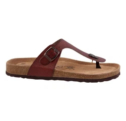 Biosoft Comfort & Easy Walk Herren Sandalen DAVID Braun/Rot/Bordeaux