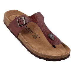 Biosoft Comfort & Easy Walk Herren Sandalen DAVID Braun/Rot/Bordeaux