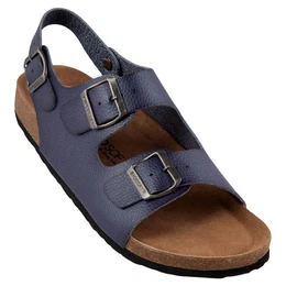 Biosoft Herren Sandalen Leder Optik Gre 43 - 47 LARS, Herrensandale Sandale