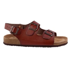 Biosoft Herren Sandalen LARS Rot/Braun/Dunkelrot