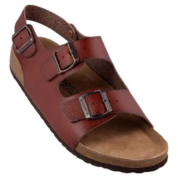 Biosoft Herren Sandalen Leder Optik Gre 43 - 47 LARS, Herrensandale Sandale