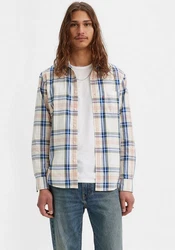 Levi's Hemd SUNSET 1 POCKET STAND Hellblau/Blau/Beige