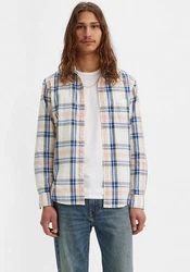 Levi's Hemd SUNSET 1 POCKET STAND Hellblau/Blau/Beige