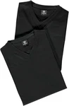 LERROS T-Shirt V-NECK 2003115 Schwarz/Dunkelgrau