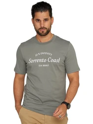 Jack & Jones T-Shirt INFINITY Multipack Khaki/Grau/Dunkelgrün/Braun