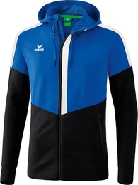 Sweatshirt SQUAD training jacket with hood NEW ROYAL/BLACK/WHITE