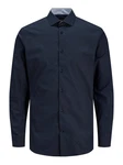 JACK & JONES Hemd Parker navy/hellgrau