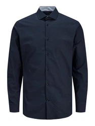 JACK & JONES Hemd Parker navy/hellgrau