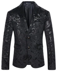 Allthemen Sakko Herren 2 Knöpfe Blazer 
