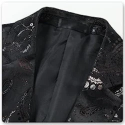 Allthemen Sakko Herren 2 Knöpfe Blazer 